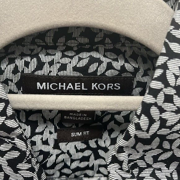 Michael Kors Men’s Short Sleeve Button Down Shirt Size Small. - Picture 2 of 4